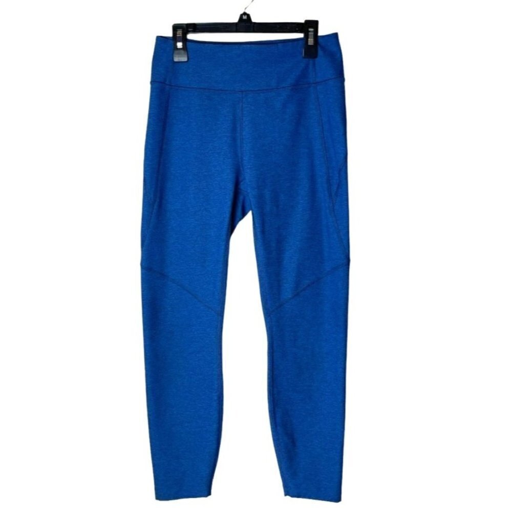 Outdoor Voices‎ Blue Wide Waistband High Rise Cropped Athletic Leggings Size S